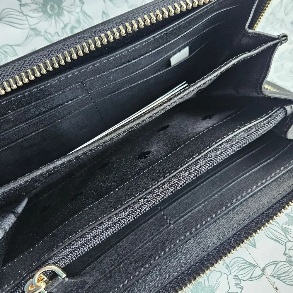 NWT Kate Spade Cameron Large Continental Wallet | Black